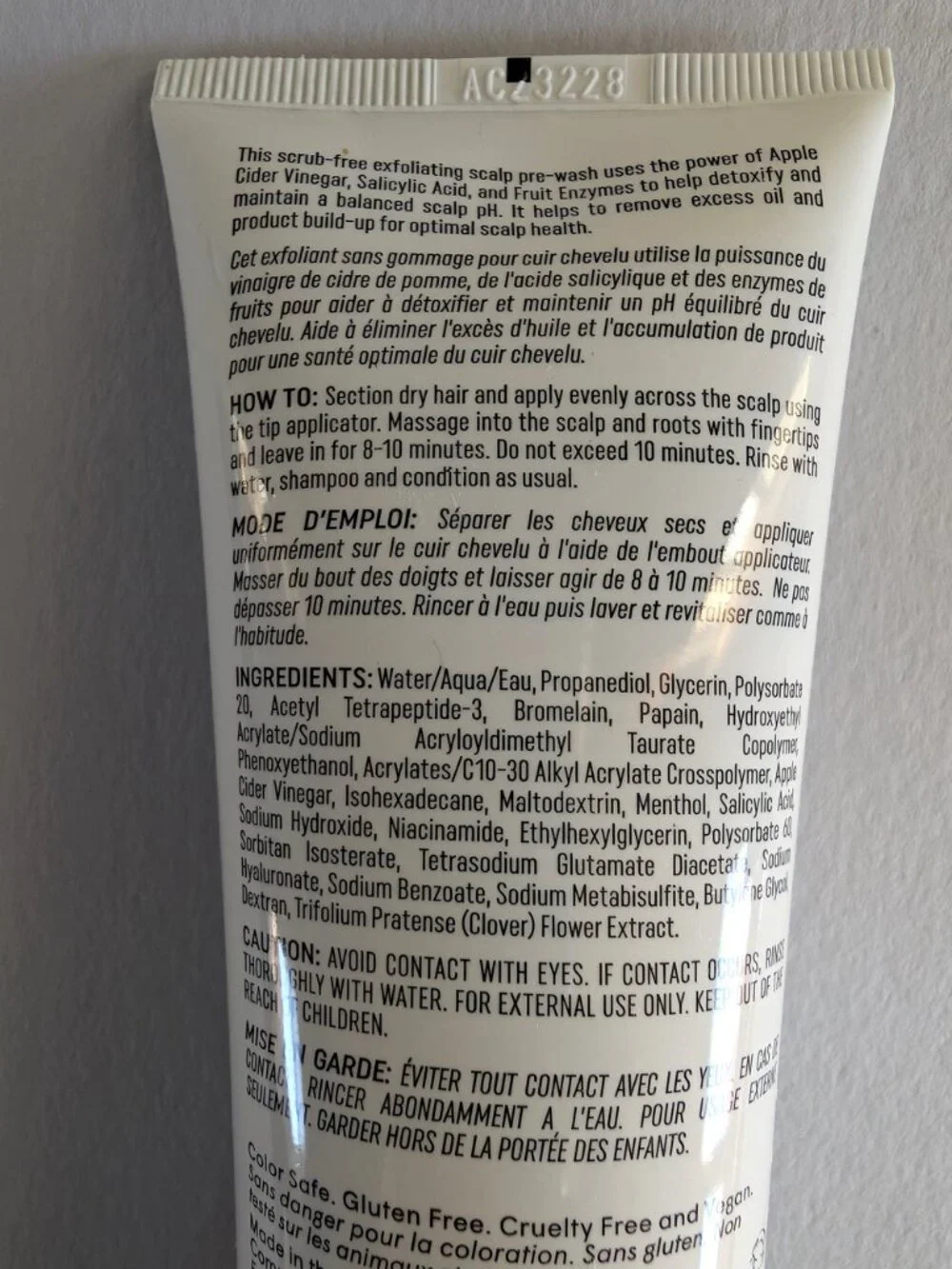 dp Hue ACV Apple Cider Vinegar Salicylic Acid Exfoliating Scalp Detox 4 oz NEW